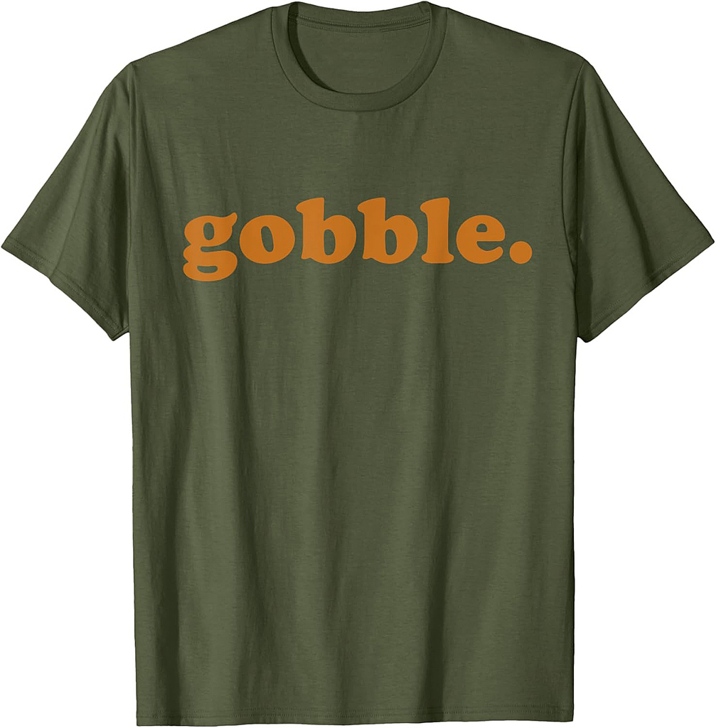 Thanksgiving Day Gobble Turkey Trot Funny T-Shirt