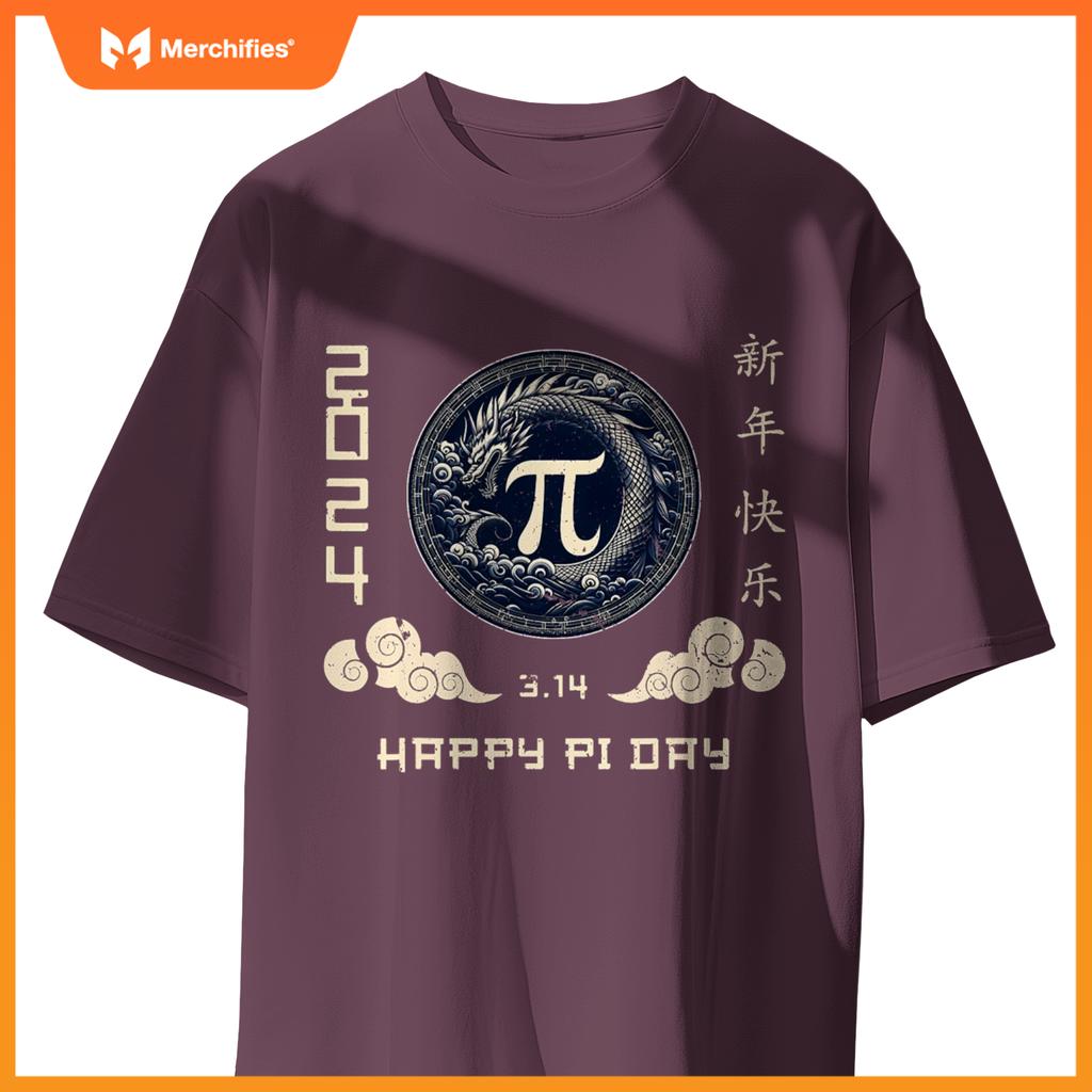 Year of  dragon 2024 pi day math teacher