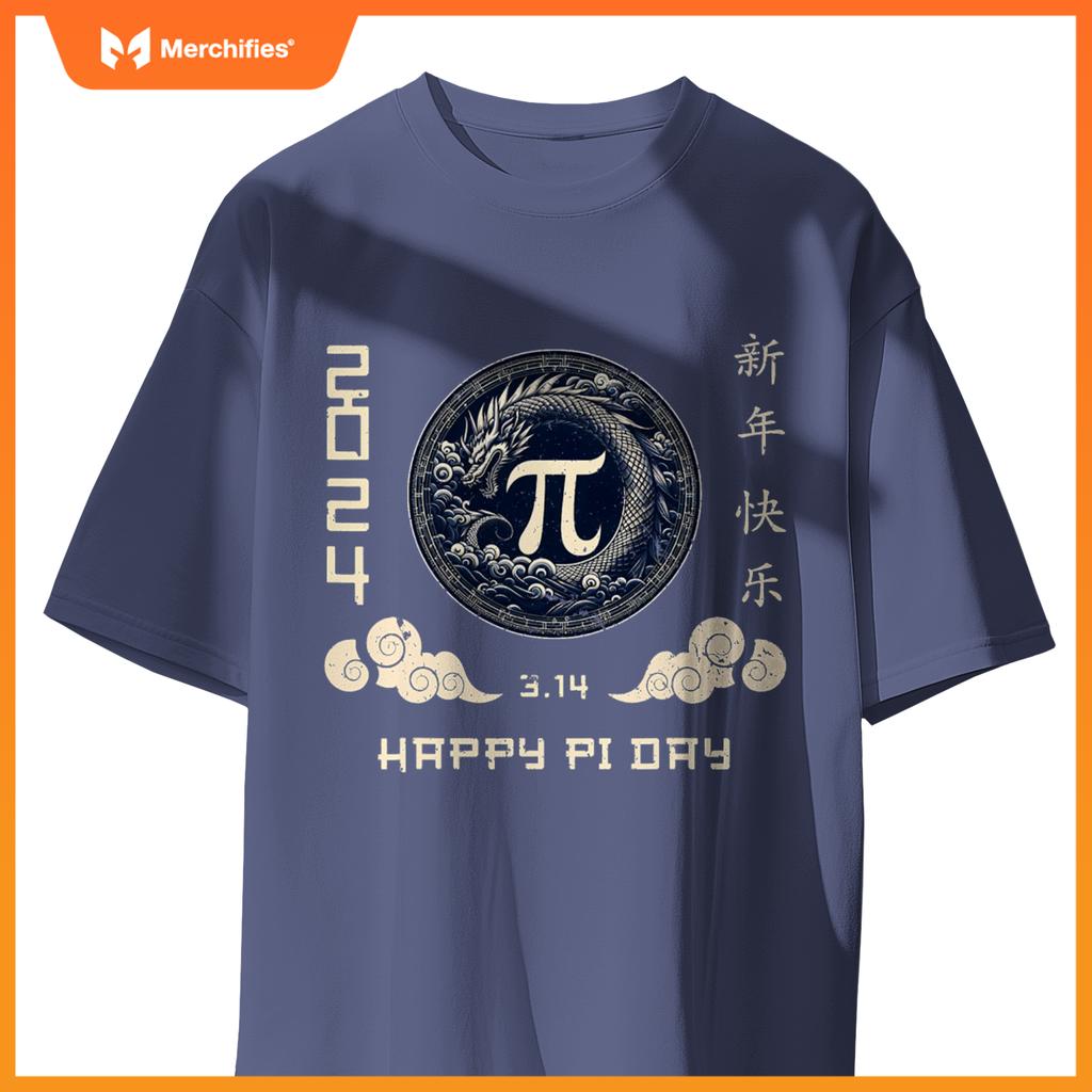 Year of  dragon 2024 pi day math teacher