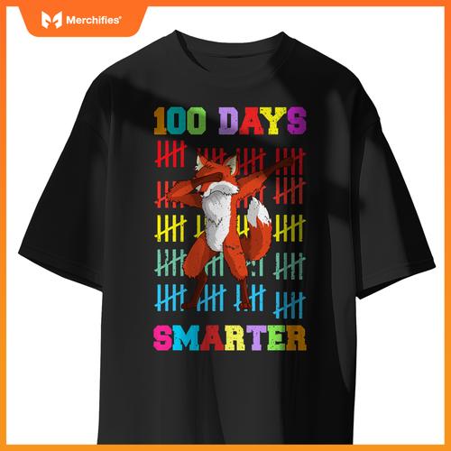 100 days smarter fox teacher kids