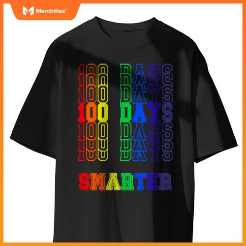 100th Day Of School Teacher 100 Days Smarter Rainbow