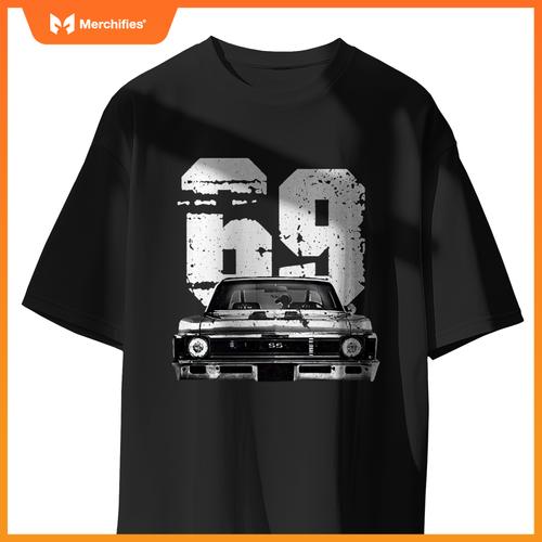 1969 69 Chevys Nova 2  Car Old School Muscle Car T-Shirt