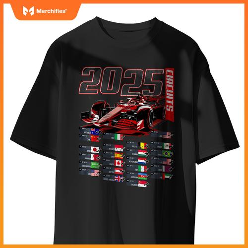 2025 Mula Circuits Mula Schedule 2025 Racing Car Track Premium T-Shirt