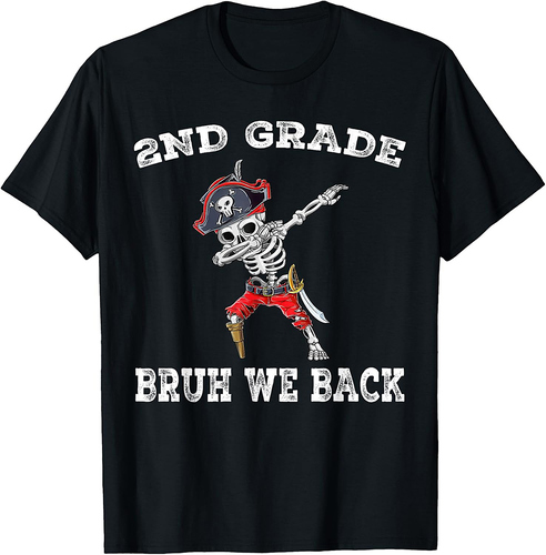 2nd Grade Teachers First Day School Pirate Back to School T-Shirt