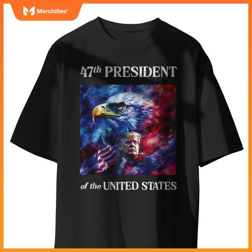 47th President Trump Eagle Patriotic Inauguration Day T-Shirt