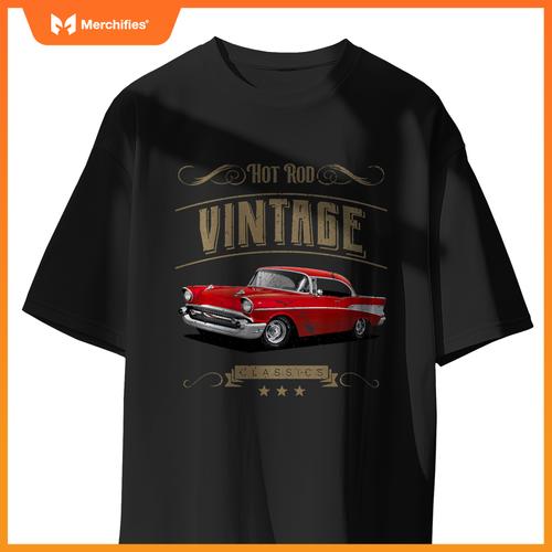 55 56 57 Chevys Truck Bel Air Cars Hotrod Red T-Shirt
