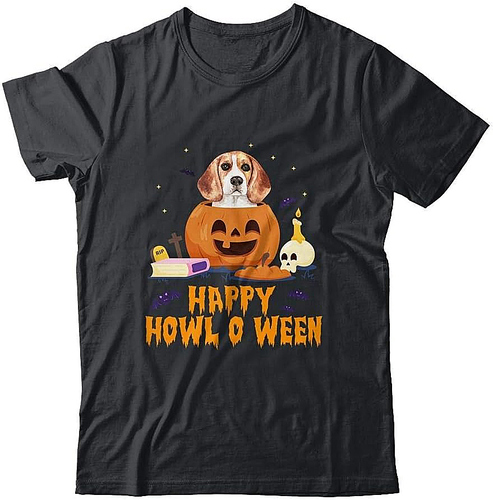 Cute Halloween Beagle Dog Pumpkin Costumes Thanksgiving Gift Shirt