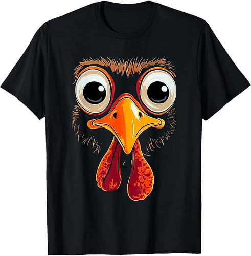 Thanksgiving Turkey Face Matching Family Costume for T-Shirt