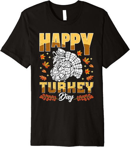 Happy Turkey Day Dinner Meal Happy Thanksgiving Premium T-Shirt