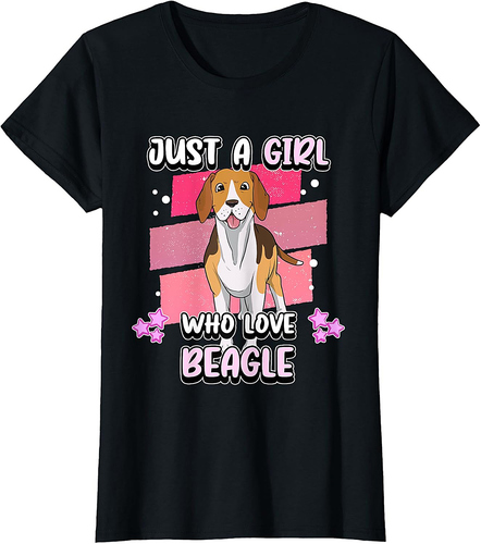 Just a Girl who love Beagle Dog T-Shirt