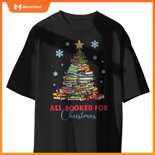 All Booked For Christmas Book Christmas Tree Teacher Library
