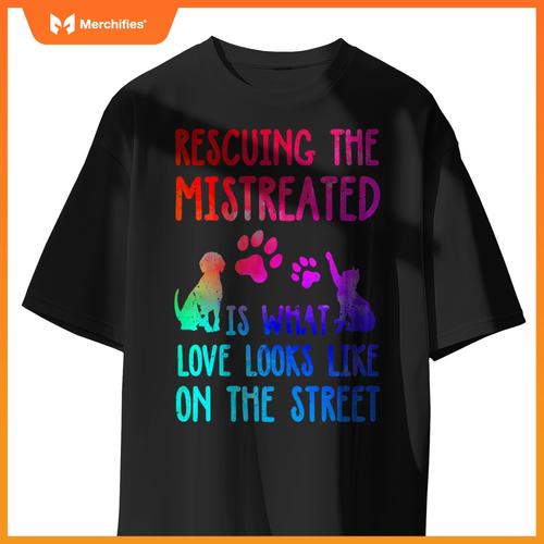 Animal Shelter Volunteer Rescue Dogs T-Shirt