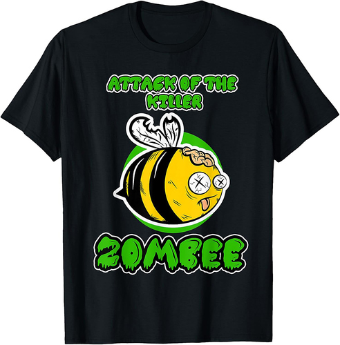 Attack of the Killer Zombee for Beekeeper - Halloween T-Shirt