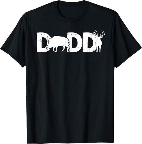 Hunting Daddy with Deer Boar for Dad Hunter Father's Day T-Shirt