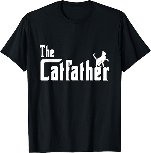 Best Cat Dad Fathers Day Men Cat father  The Catfather T-Shirt