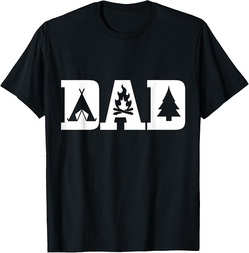 Camping Dad Father's Day Outdoor Bushcraft Camper T-Shirt