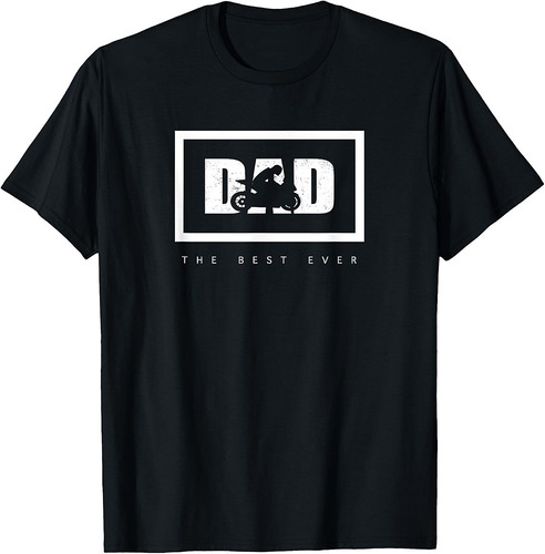 Cool Biker Design For Dad Men Motorcycling Motorcycle Biker T-Shirt