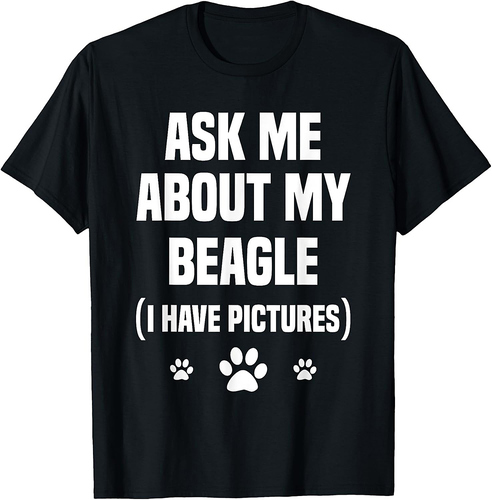 Beagle Small Scent Dog Hunting Pet Owner Breeder Paw T-Shirt