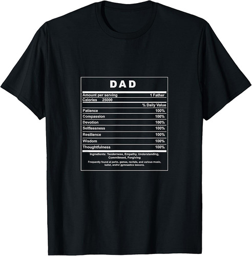 Dad  The Essential Ingredients Father's Day Gift T Shirt T-Shirt