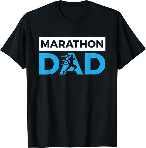 Marathon Dad Funny Sport Running Fathers Day Gift T-Shirt