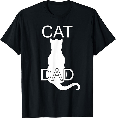 Cat Dad For A Father Father's Day T-Shirt