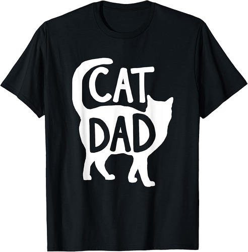 Best Cat Dad Fathers Day Men Kitty Daddy Papa T-Shirt