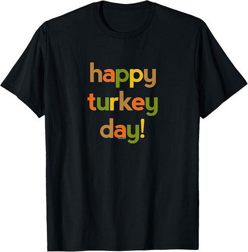 Thanksgiving for Men Women  Give Thanks Happy Turkey Day T-Shirt