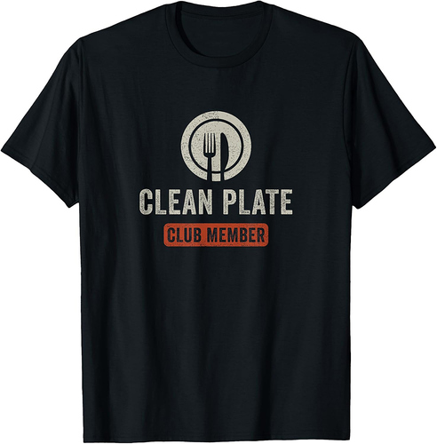 Funny Clean Plate Club Turkey Thanksgiving T-Shirt