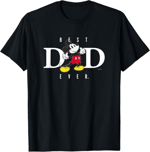 Disney Mickey Mouse Best Dad Ever Thumbs Up Father’s Day T-Shirt