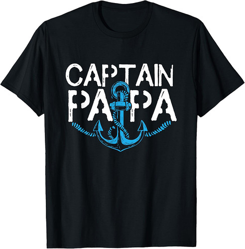 Captain Papa | Sailor Seaman | Father's Day T-Shirt