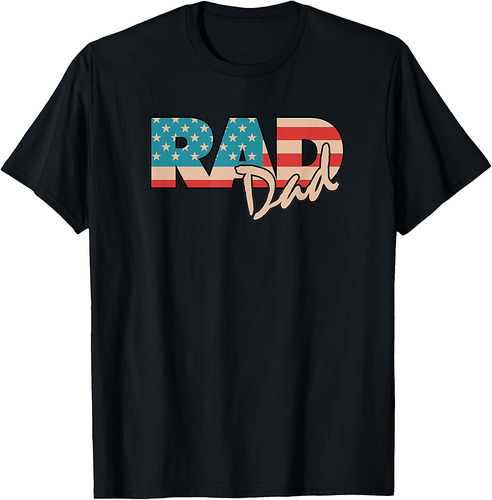 Rad Dad 1990's retro Gift for Farther T-Shirt