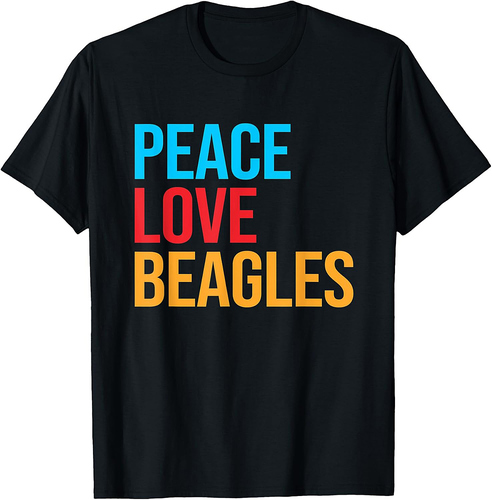 Peace Love Beagle T-Shirt