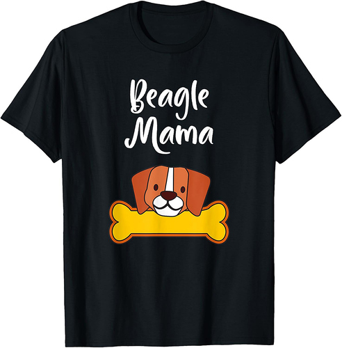 Beagle Mama Dog Mom Cute Womens Gift T-shirt