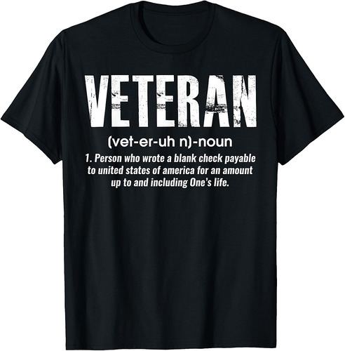 Veteran Noun T-Shirt
