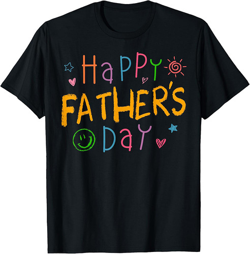 Happy Fathers Day Shirt For Toddler Baby Kids Saying For Dad T-Shirt