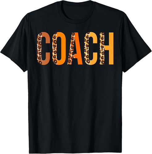 Coach leopard Squad Cute Fall Autumn Lovers Thanksgiving T-Shirt