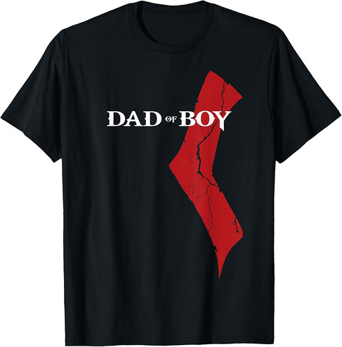 God of Boy  Dad Video Game Tshirt Father's Day Edition T-Shirt