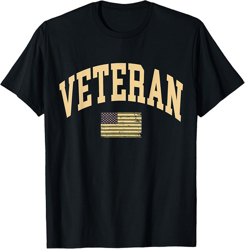 Veteran Veterans Day USA United States America American Flag T-Shirt