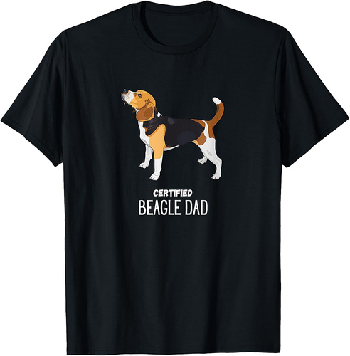 Certified Beagle dad T-shirt