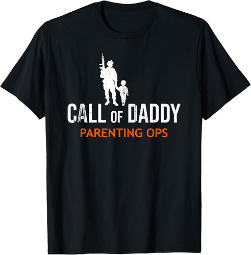 Mens Gamer Dad Call of Daddy Parenting Ops Father's Day T-Shirt