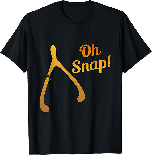 Oh Snap Turkey Wishbone Thanksgiving T-Shirt
