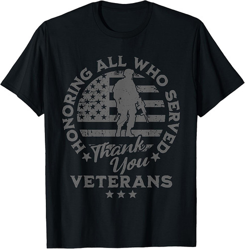 US Veterans | Honoring All Who Served Thank You Veterans Day T-Shirt
