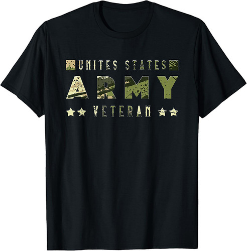 Veteran Outfit for Men Women United States Army Veteran T-Shirt