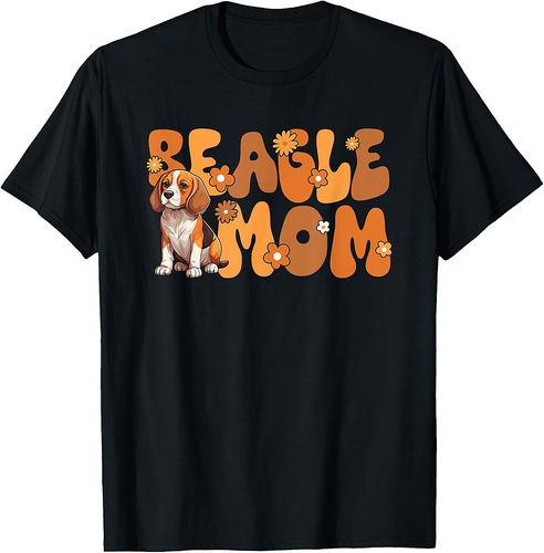 Beagle Groovy World's Best Beagle Mom T-Shirt