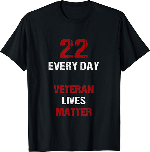 22 Every Day Veteran Lives Matter T-shirt