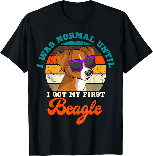 Beagle Retro Vintage Small Scent Dog Hunting Pet Breeder T-Shirt