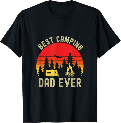 Best Camping Dad Ever Camping Father's Day T-Shirt