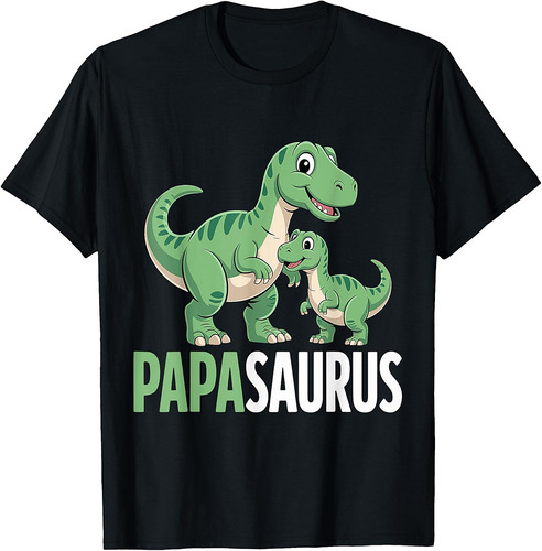 Father's Day Papasaurus Funny Dino Kids Dad T-Shirt