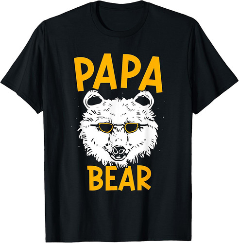 Papa Bear Lover Animal Bears Pun Bear Dad Father Daddy T-Shirt