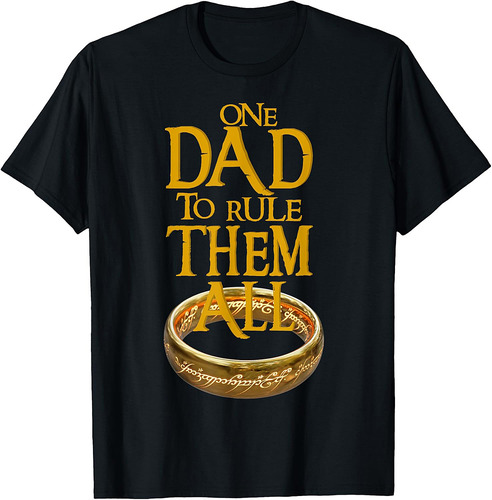 One Dad to Rule Them All Nerd Dad Father's Day Gift Tee T-Shirt